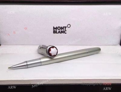2017 Replica Montblanc Heritage Rouge&Noir Silver Rollerball Pen